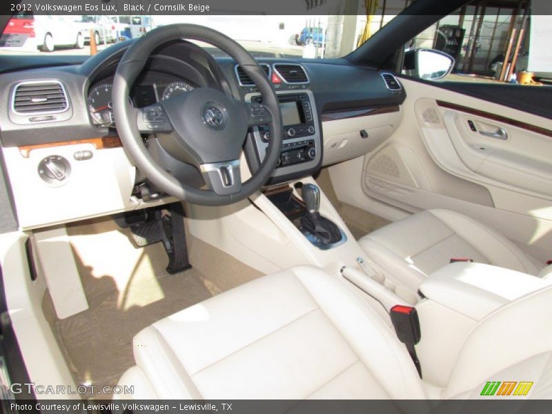 Black / Cornsilk Beige 2012 Volkswagen Eos Lux