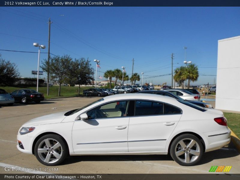 Candy White / Black/Cornsilk Beige 2012 Volkswagen CC Lux
