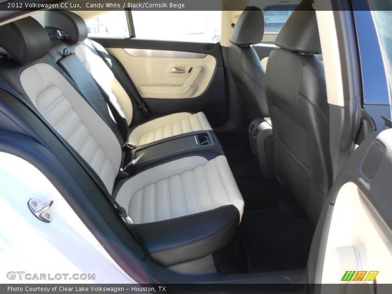 Candy White / Black/Cornsilk Beige 2012 Volkswagen CC Lux