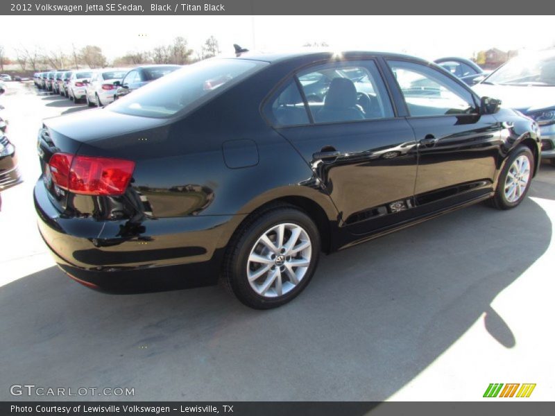 Black / Titan Black 2012 Volkswagen Jetta SE Sedan