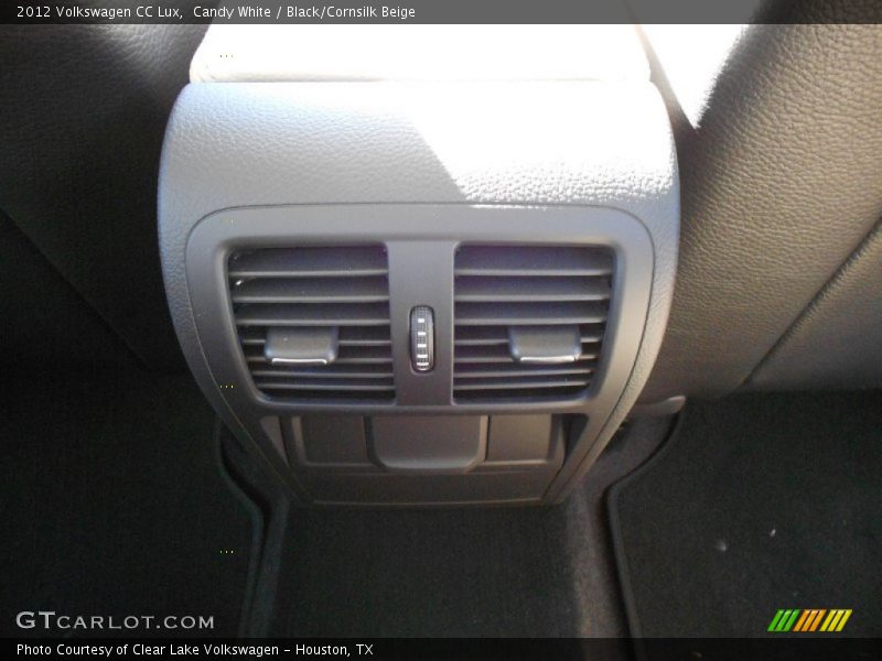Candy White / Black/Cornsilk Beige 2012 Volkswagen CC Lux