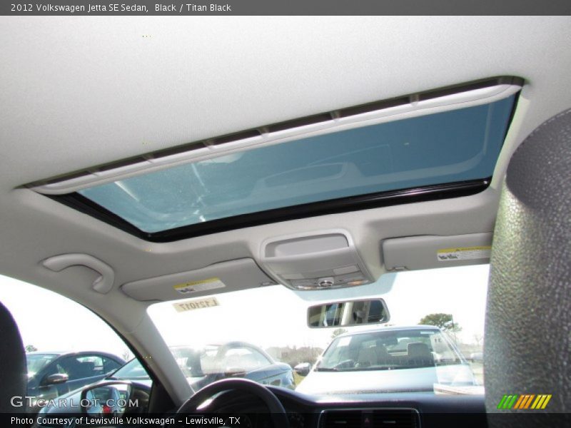 Black / Titan Black 2012 Volkswagen Jetta SE Sedan