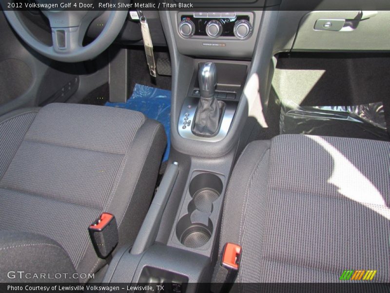 Reflex Silver Metallic / Titan Black 2012 Volkswagen Golf 4 Door