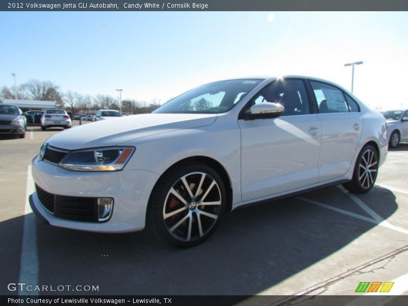 Candy White / Cornsilk Beige 2012 Volkswagen Jetta GLI Autobahn