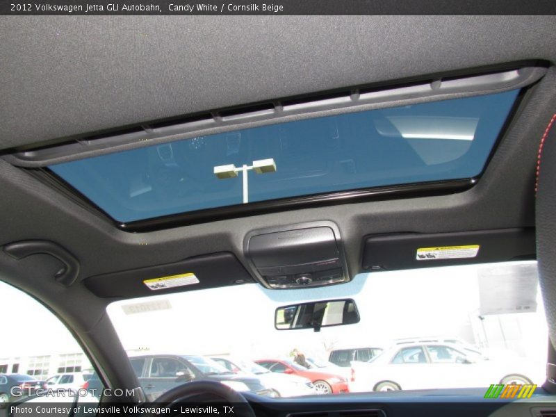 Candy White / Cornsilk Beige 2012 Volkswagen Jetta GLI Autobahn