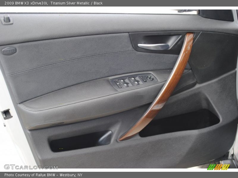 Titanium Silver Metallic / Black 2009 BMW X3 xDrive30i