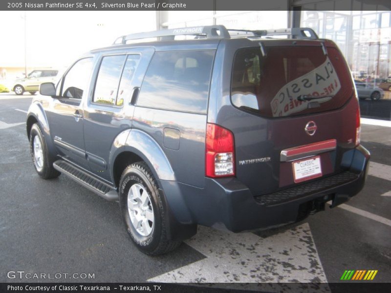 Silverton Blue Pearl / Graphite 2005 Nissan Pathfinder SE 4x4