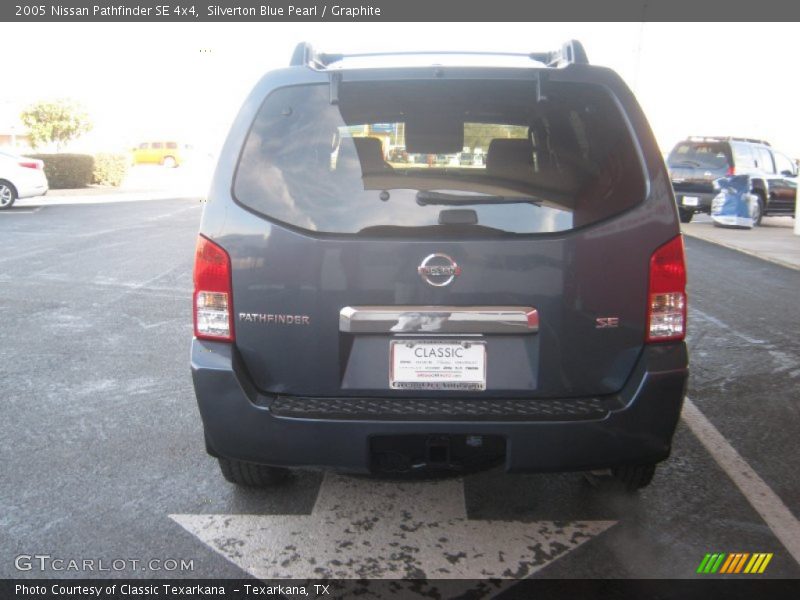 Silverton Blue Pearl / Graphite 2005 Nissan Pathfinder SE 4x4