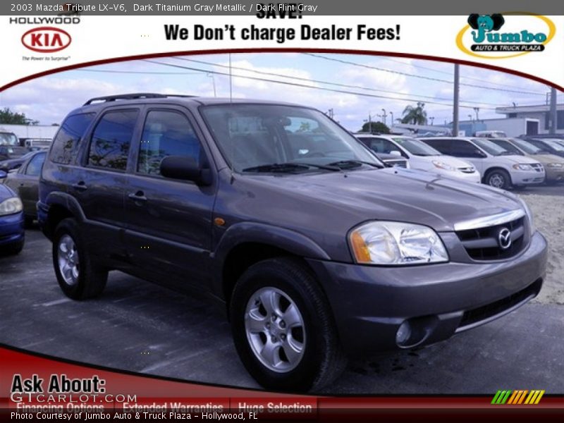 Dark Titanium Gray Metallic / Dark Flint Gray 2003 Mazda Tribute LX-V6