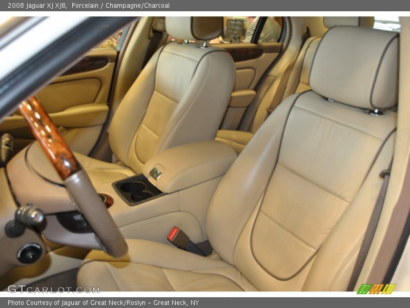 Porcelain / Champagne/Charcoal 2008 Jaguar XJ XJ8