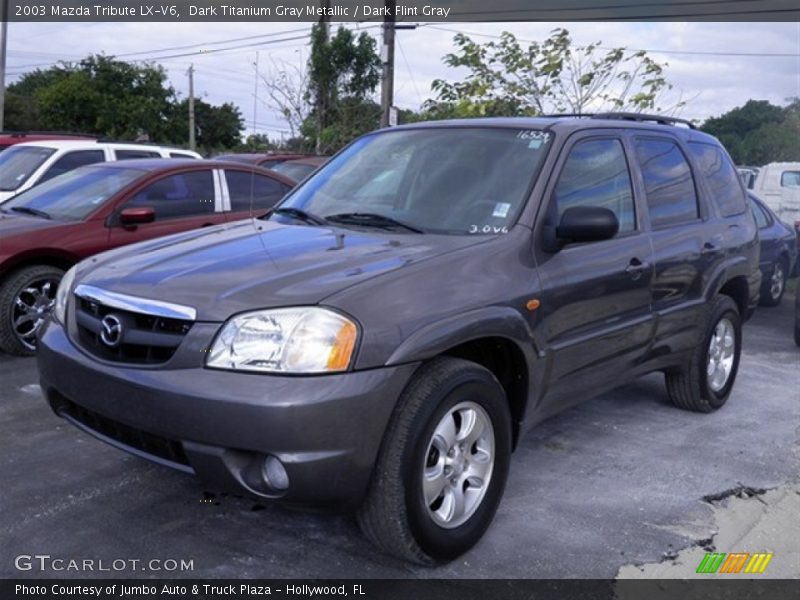 Dark Titanium Gray Metallic / Dark Flint Gray 2003 Mazda Tribute LX-V6
