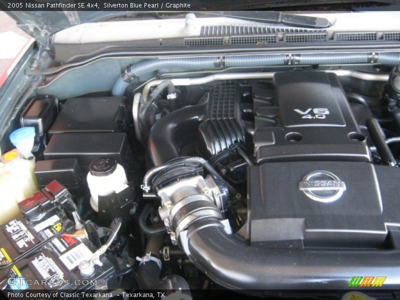 Silverton Blue Pearl / Graphite 2005 Nissan Pathfinder SE 4x4