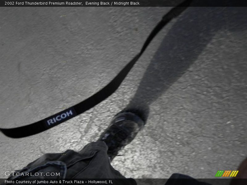 Evening Black / Midnight Black 2002 Ford Thunderbird Premium Roadster