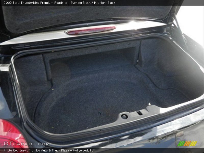  2002 Thunderbird Premium Roadster Trunk