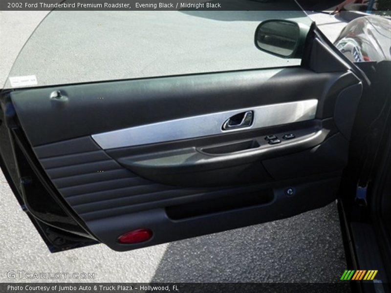 Evening Black / Midnight Black 2002 Ford Thunderbird Premium Roadster