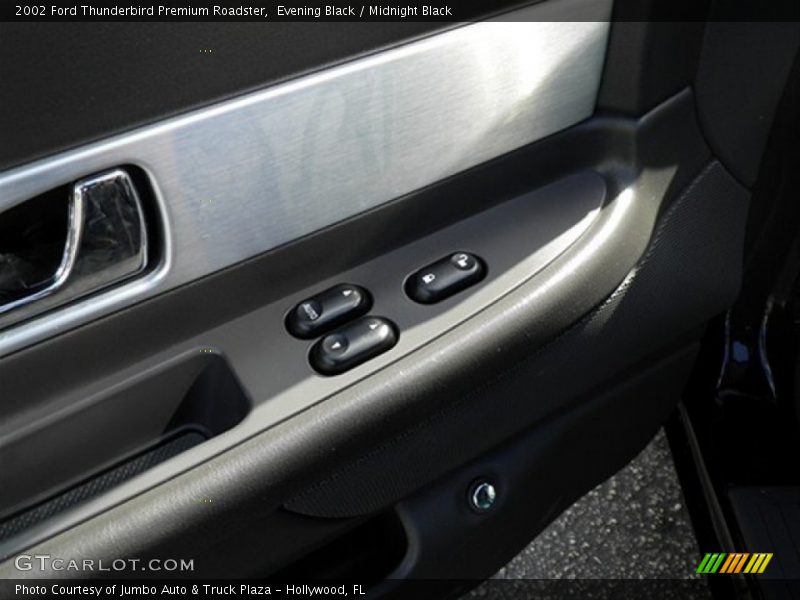Evening Black / Midnight Black 2002 Ford Thunderbird Premium Roadster