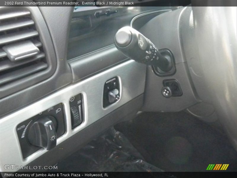 Evening Black / Midnight Black 2002 Ford Thunderbird Premium Roadster
