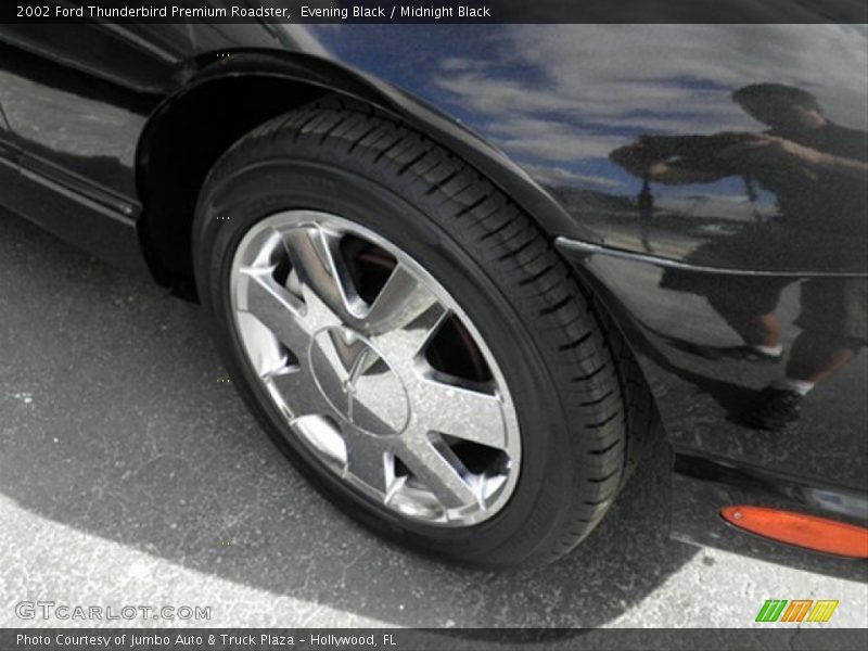 Evening Black / Midnight Black 2002 Ford Thunderbird Premium Roadster