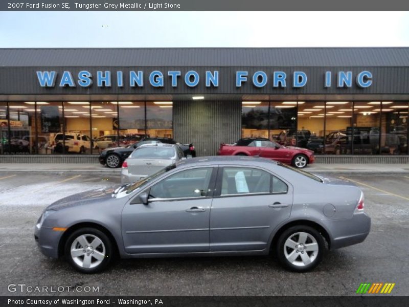 Tungsten Grey Metallic / Light Stone 2007 Ford Fusion SE