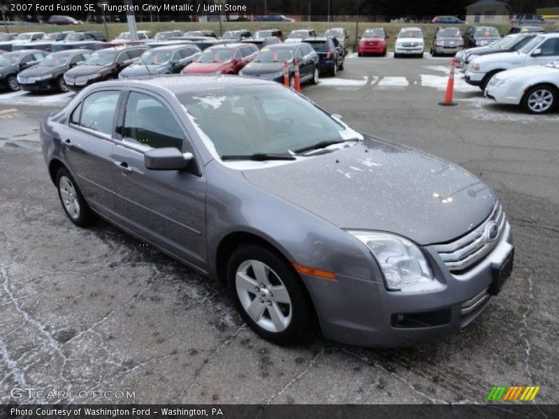 Tungsten Grey Metallic / Light Stone 2007 Ford Fusion SE