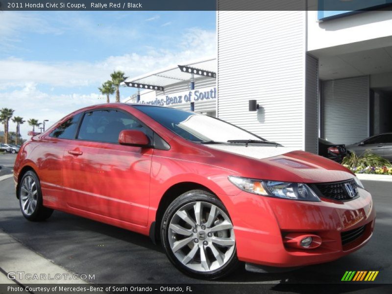 Rallye Red / Black 2011 Honda Civic Si Coupe