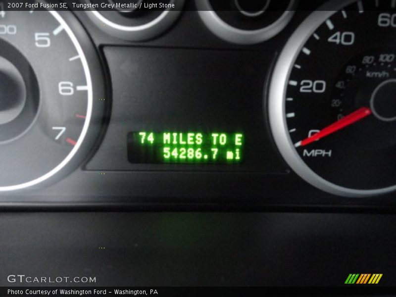 Tungsten Grey Metallic / Light Stone 2007 Ford Fusion SE