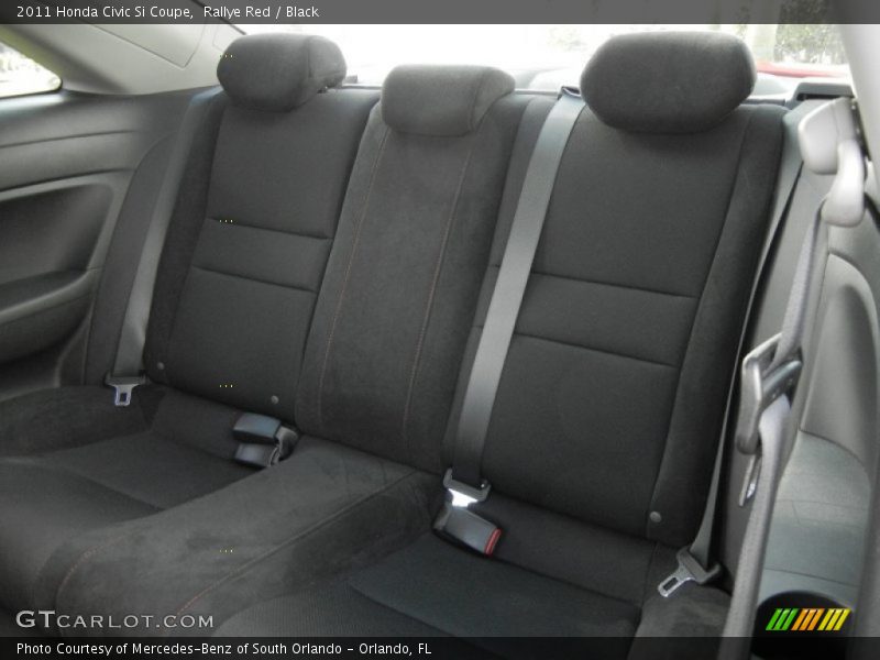 Rear Seat of 2011 Civic Si Coupe