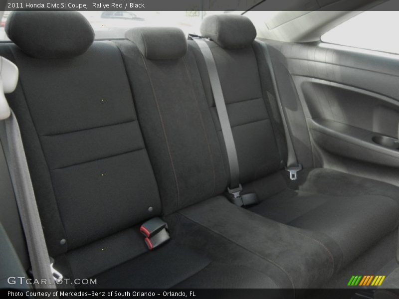 Rear Seat of 2011 Civic Si Coupe