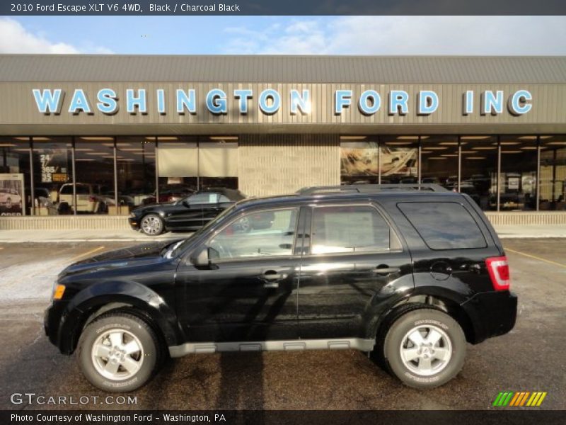 Black / Charcoal Black 2010 Ford Escape XLT V6 4WD