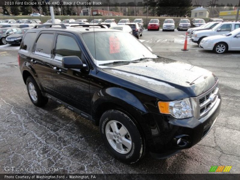 Black / Charcoal Black 2010 Ford Escape XLT V6 4WD