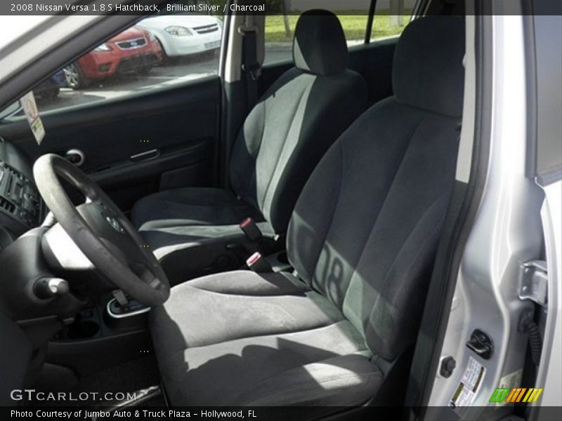 Brilliant Silver / Charcoal 2008 Nissan Versa 1.8 S Hatchback
