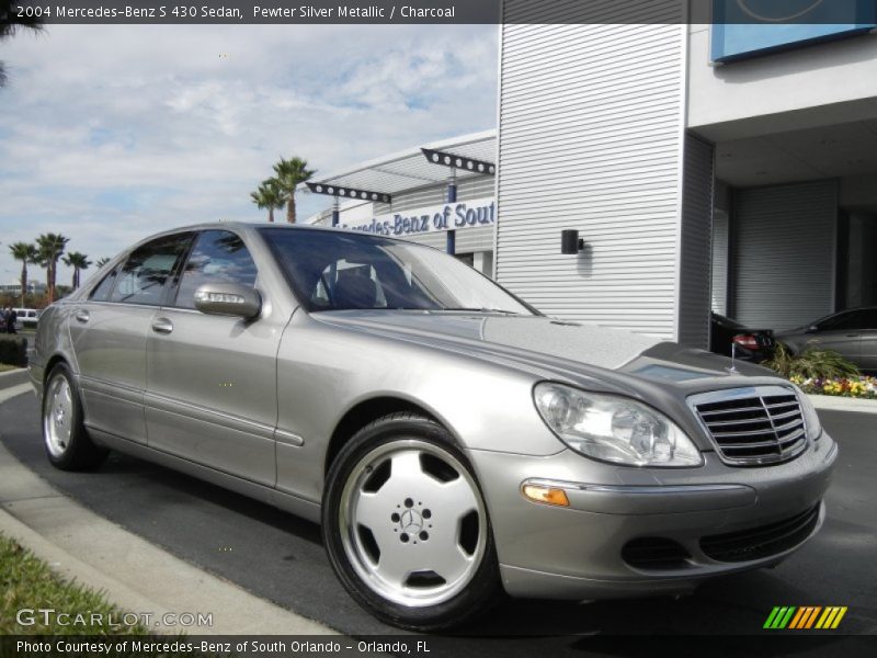 Pewter Silver Metallic / Charcoal 2004 Mercedes-Benz S 430 Sedan