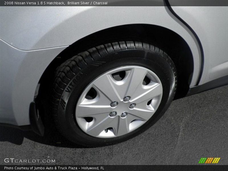 Brilliant Silver / Charcoal 2008 Nissan Versa 1.8 S Hatchback