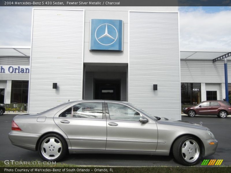 Pewter Silver Metallic / Charcoal 2004 Mercedes-Benz S 430 Sedan