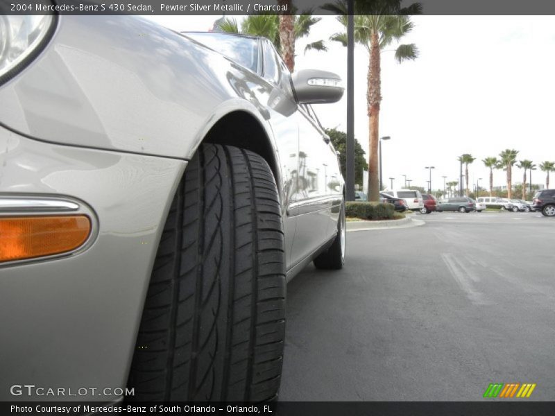 Pewter Silver Metallic / Charcoal 2004 Mercedes-Benz S 430 Sedan