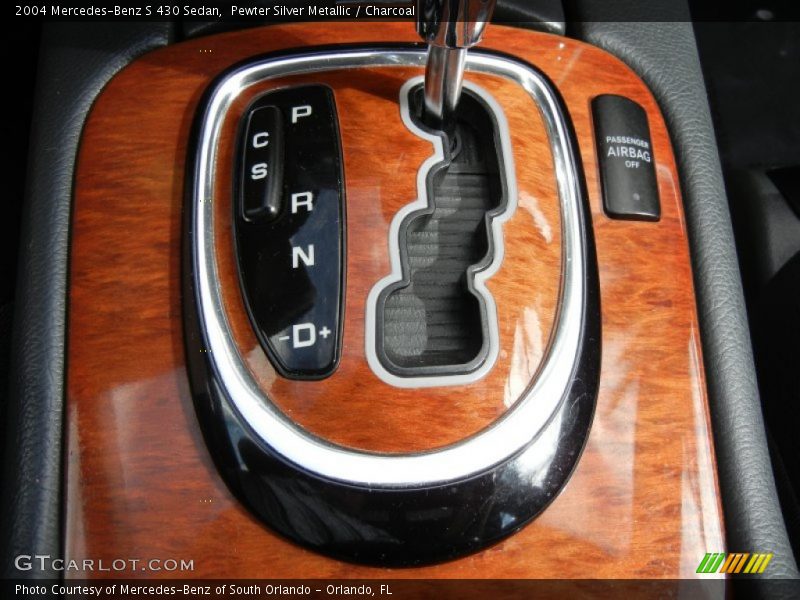  2004 S 430 Sedan 7 Speed Automatic Shifter