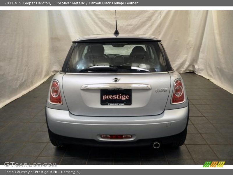 Pure Silver Metallic / Carbon Black Lounge Leather 2011 Mini Cooper Hardtop