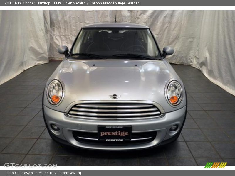 Pure Silver Metallic / Carbon Black Lounge Leather 2011 Mini Cooper Hardtop