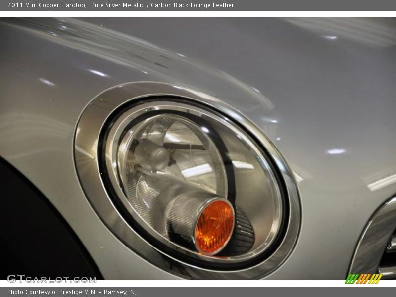 Pure Silver Metallic / Carbon Black Lounge Leather 2011 Mini Cooper Hardtop