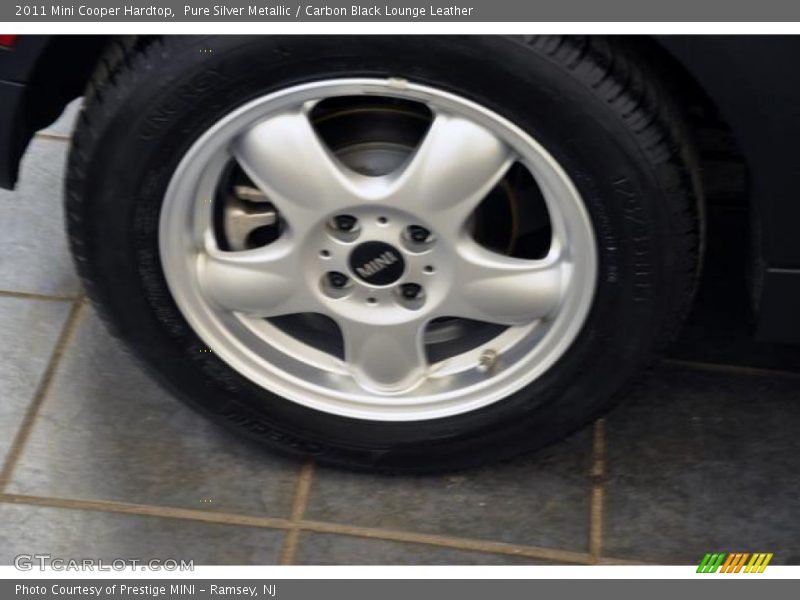 Pure Silver Metallic / Carbon Black Lounge Leather 2011 Mini Cooper Hardtop