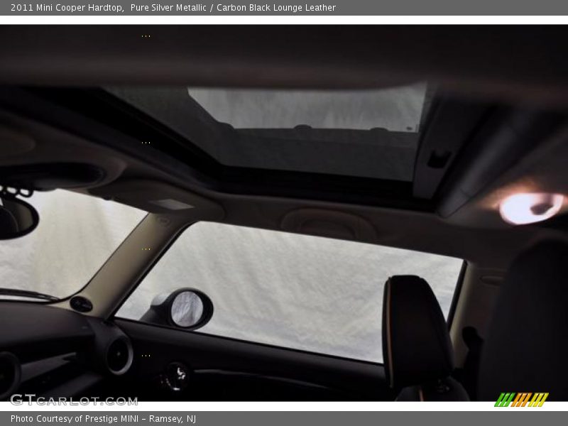 Pure Silver Metallic / Carbon Black Lounge Leather 2011 Mini Cooper Hardtop
