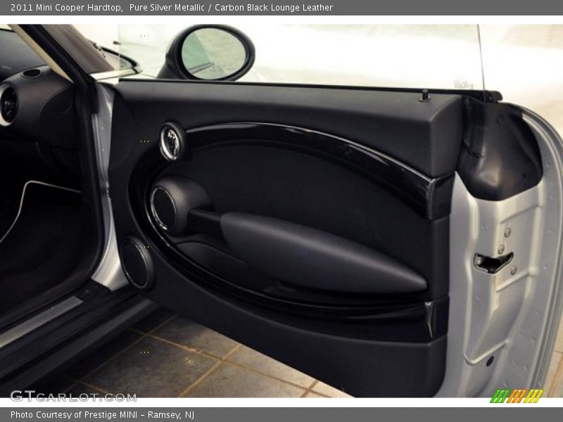 Pure Silver Metallic / Carbon Black Lounge Leather 2011 Mini Cooper Hardtop