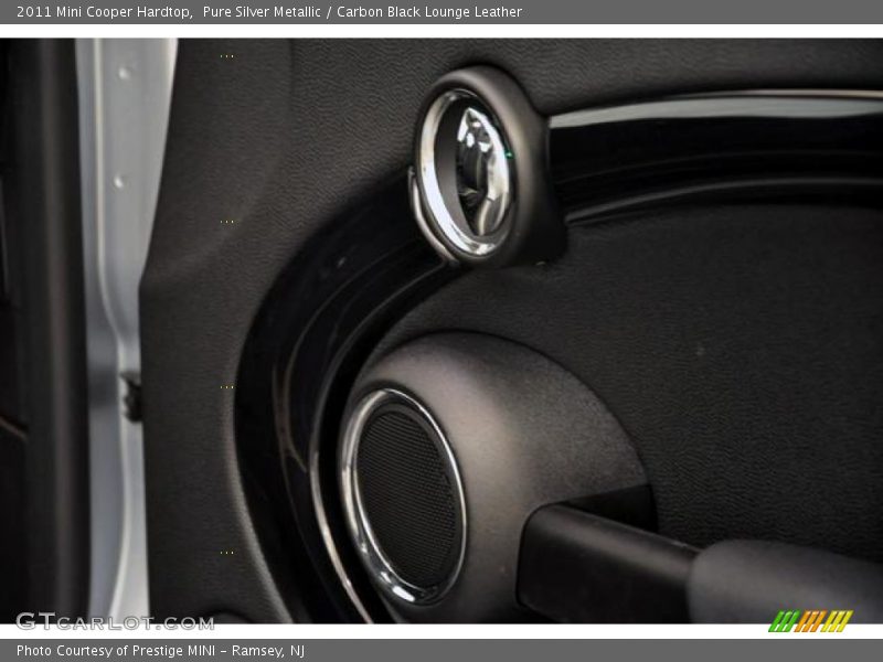 Pure Silver Metallic / Carbon Black Lounge Leather 2011 Mini Cooper Hardtop