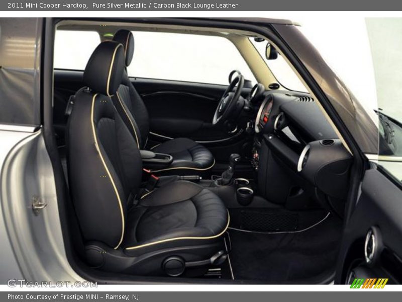 Pure Silver Metallic / Carbon Black Lounge Leather 2011 Mini Cooper Hardtop