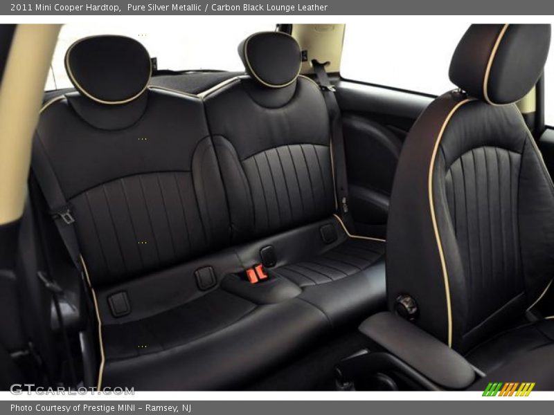 Pure Silver Metallic / Carbon Black Lounge Leather 2011 Mini Cooper Hardtop