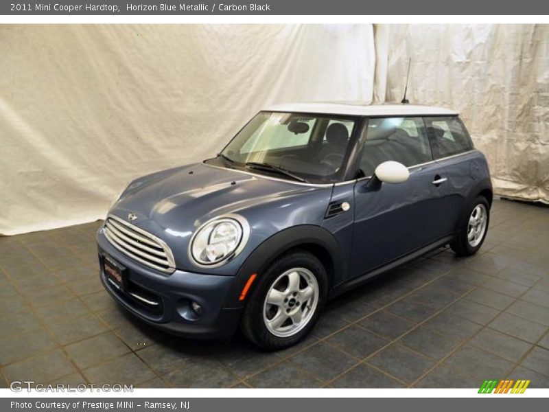 Horizon Blue Metallic / Carbon Black 2011 Mini Cooper Hardtop