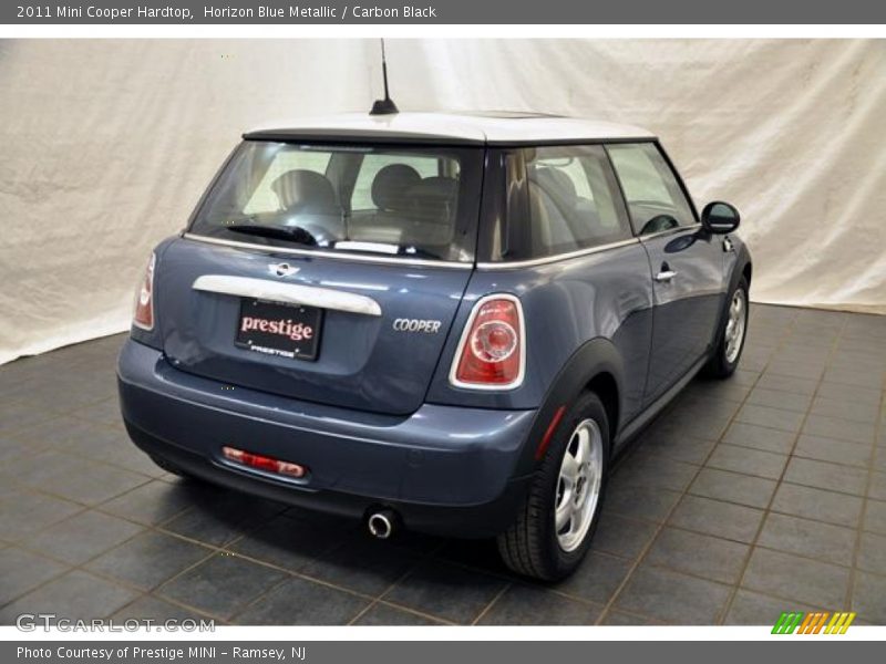 Horizon Blue Metallic / Carbon Black 2011 Mini Cooper Hardtop