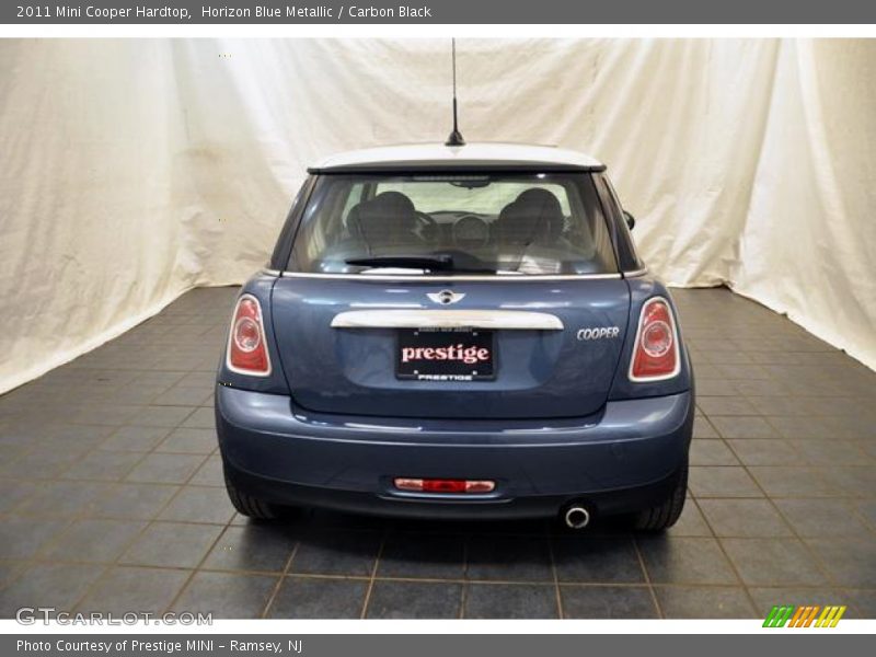 Horizon Blue Metallic / Carbon Black 2011 Mini Cooper Hardtop