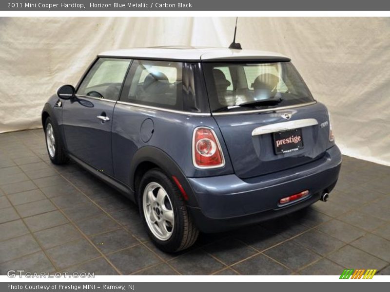Horizon Blue Metallic / Carbon Black 2011 Mini Cooper Hardtop