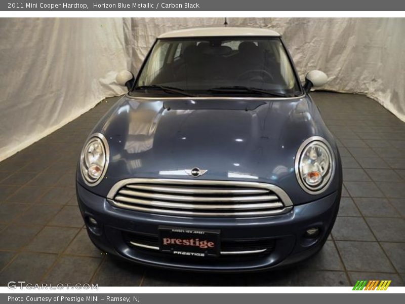 Horizon Blue Metallic / Carbon Black 2011 Mini Cooper Hardtop